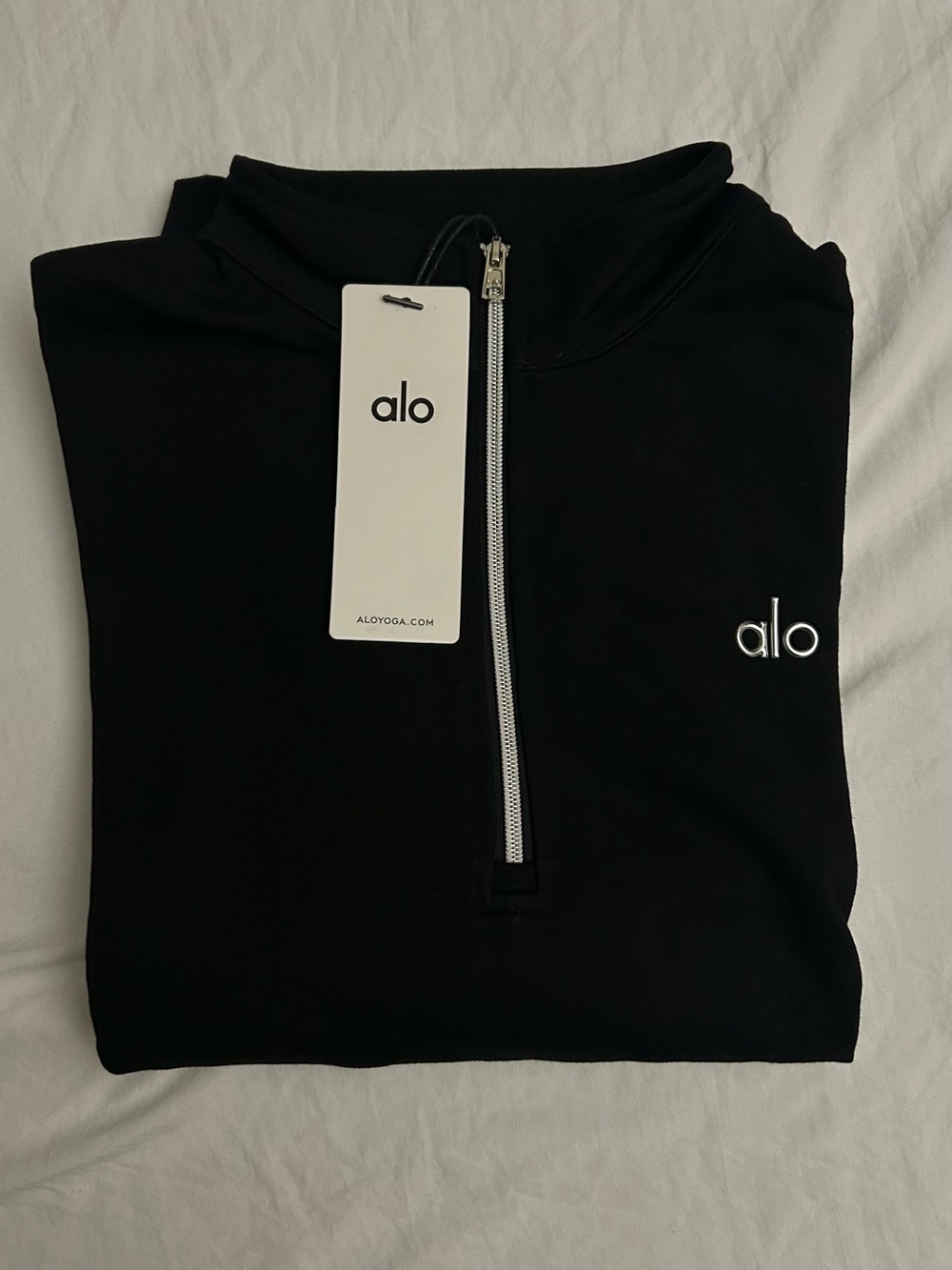 Men’s Black Quarter Zip | Size: Medium